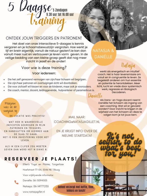 5 daagse training Ontdek Jouw Triggers En Patronen