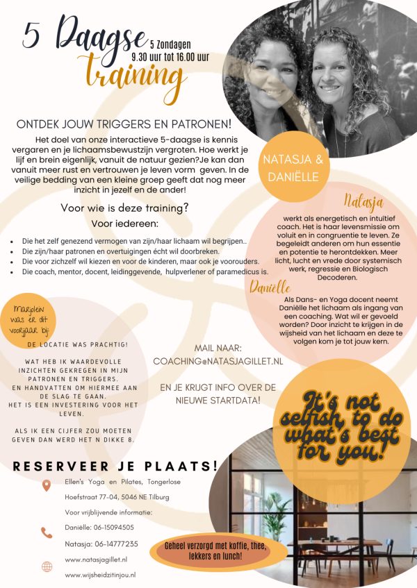 5 daagse training Ontdek Jouw Triggers En Patronen